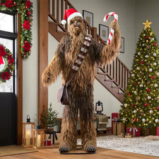 7.5 FT Animated Star Wars Chewbacca Christmas Holiday Decoration picture