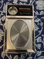 Electra 12 Transistor Radio vintage working  1960s historic British Hong Kong picture