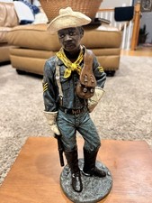 Vintage Norman Hughes Buffalo Soldier Figurine Positive Image Classic Collection picture