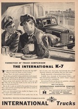 1946 International Trucks K7: Yardstick Truck Vintage Print Ad picture