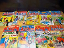 Archie Series  & Archie & Me VTG 1960s  Comic Lot of 9  Issues picture