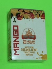 FREE GIFTS🎁True Hemp🍁Mango🥭50 High Quality Organic Rolling Papers 25 packs📦 picture