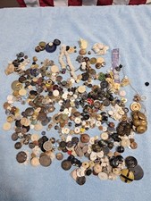 Vintage Buttons 10+ Pounds picture