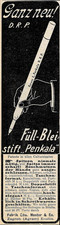 Advertising/Advertising 1907: FILL PENCIL PENKALA / MOSTER - ZAGREB (AGRAM) CROATIA picture