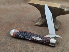 Vintage 1971 Case XX USA 9 dot 6111 1/2 cheetah pocket knife unused picture