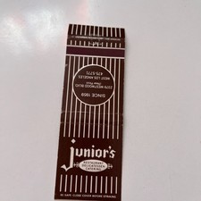Junior's Restaurant Since 1959 West LA Vintage Slim Matchbook Cover TMB63-6 picture
