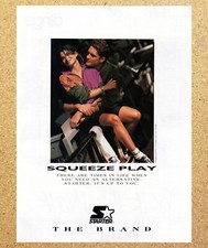 Starter Brand Karen Duffy Christian Laettner Cloth - Magazine Print Ads Art 1993 picture