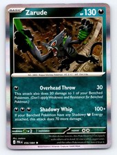 Zarude 056/084 Rare Pitch Black Pokemon Holo Near Mint picture