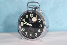 Rare Vintage Wehrle Three In One Mechanical Alarm Clock Made In Germany New. picture