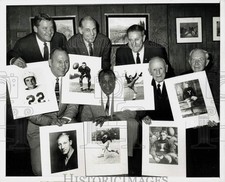 1968 Press Photo New members of the Football Hall of Fame in New York picture