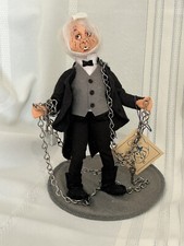 1990 Annalee Dickens Scrooge Marley With Chains 9” Figure picture