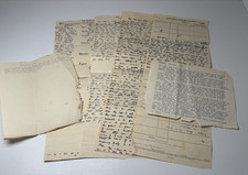 WW2 1944 British Soldier North Africa Original Manuscript Diaries Notes & Drafts picture