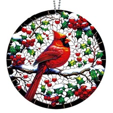 Cardinal Christmas Ornaments, Red Cardinals for Tree,  picture