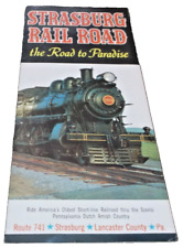 1966 STRASBURG RAIL ROAD TIMETABLE AND BROCHURE picture