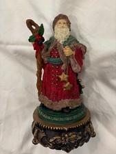 VTG San Francisco Music Box Santa Claus Musical Figurine 8
