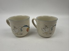 Vintage International Stoneware MARMALADE Geese Goose Coffee Mug Lot Of Two picture
