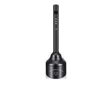 Steel Outdoor Cigarette Butt Receptacle, 5 Gallon, Black | Brand New picture
