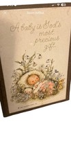 Vintage frame art wall hang inspiration Hallmark 1984 Ambassador USA picture