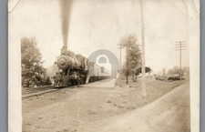 P&E Railroad Train Station PITTSFIELD PA Warren Co. #4 RPPC Photo Postcard COPY picture