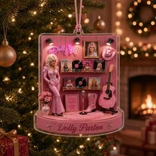 Dolly Parton Memorial Acrylic Ornament 2026 Country Music Tribute picture
