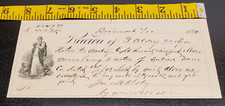 1899 Receipt for notes of $7000 outstanding - Woman in dress by hey graphic picture