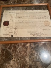 Rare 1856 British East India Co. Legal Writ - Calcutta Supreme Court picture