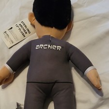 Rallymen Sterling Archer 13 in Plush Doll Gray Beige Black White Archer picture