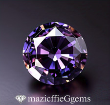 2 Ct CERTIFIED Loose Diamond Round Purples Color Cut D Grade VVS1 +1 Free Gift picture