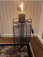 Vintage MCM Richard Galef Style Metal Mesh Telephone/Magazine Stand Retro  picture