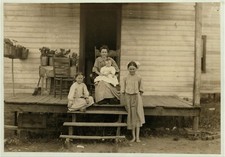 South Boston Virginia 1911 R D Thomas Family Century Cotton Mill Children picture
