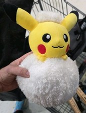 Pikachu 9 inch Plush Doll Snowball NEW Pokemon Center Korean Japanese gotoyland picture