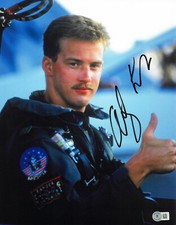 Anthony Edwards Signed Autograph Top Gun 11x14 Photo Beckett BAS picture