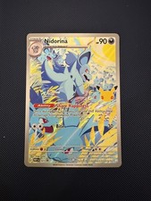 Pokémon TCG Nidorina 30th Mega Evolution Promo Holo Full Art Card (English) picture