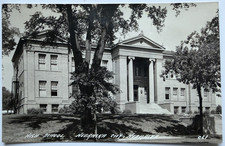 c1930s RPPC High School Nebraska City Nebraska LL Cook Postcard Photo picture