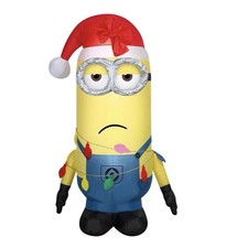 Illumination Minions Kevin 3.5 FT Lighted Christmas Inflatable Yard Decor picture