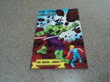 THE COMIC CHECKLIST FOR MARVEL COMICS FROM 1982 picture