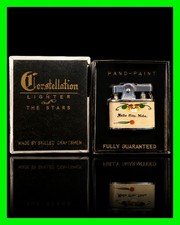  Vintage Constellation Lighter Of The Stars Hand Painted w/ Original Box UNFIRED picture