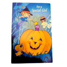 Vintage Herself the Elf HALLOWEEN Greeting Card 80s 1980s RARE picture