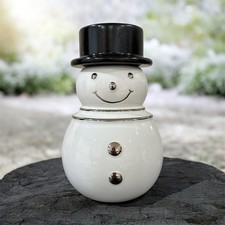 Bath and Body Works 2007 Harry Slatkin Snowman Tea Light Candle Holder Christmas picture