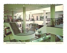 Kalamazoo Center Kalamazoo MI vintage postcard unposted picture