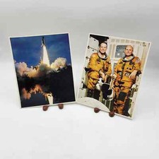 Vintage NASA Lithograph Johnson Space Center & Lousma/Fullerton picture