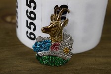 Bad Reichenhall Souvenir Badge Pendant Alpine Chamois Edelweiss Bavaria Germany picture