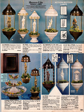 Vintage 1970s Lighting Catalog Ad Page 283/284 Lamps Retro Home Decor Print picture