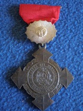 Uruguay: Medal for the War with Paraguay 1865-1869 with Original Award Document picture