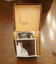 Vintage Ronson Standard Lighter, Brown Enamel older patent number. picture