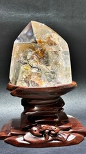 4lb Rare Top Natural Colorful Ghost Phantom Quartz Crystal Rough specimen Decor picture