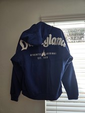 Disneyland Resort Embroidered Logo Blue Zip up Hoodie - Medium picture