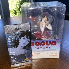 Pop Up Parade PERFECT BLUE Mima Kirigoe Figure + Rare 1997 Trading Cards - NEW picture