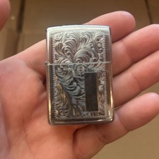 1984 Vintage Zippo Lighter - Florentine / Venetian Scroll Design picture