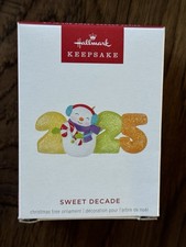 HALLMARK  2025 SWEET DECADE ORNAMENT * BOX DAMAGE * picture